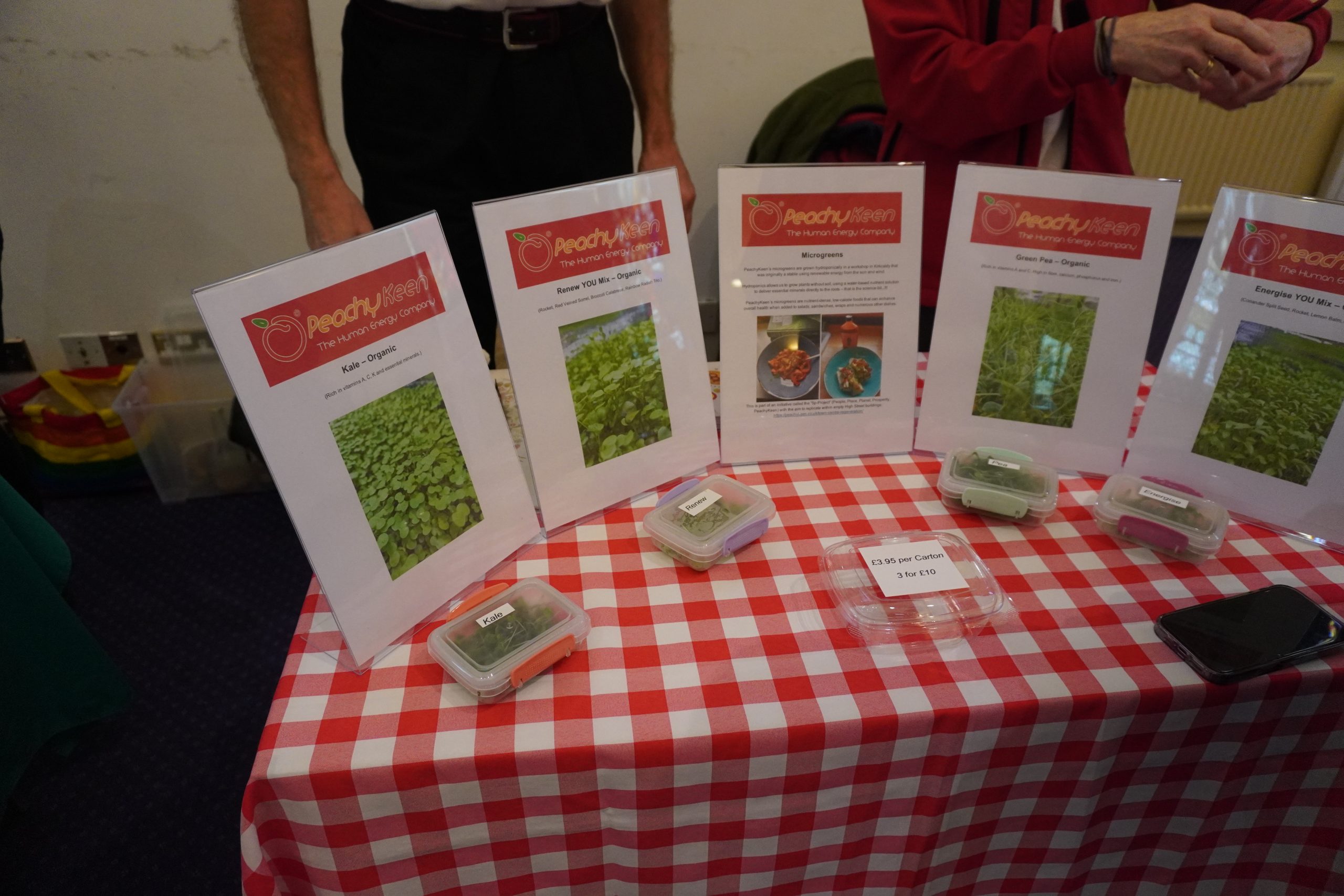 PeachyKeen Microgreens at Fife VegFest